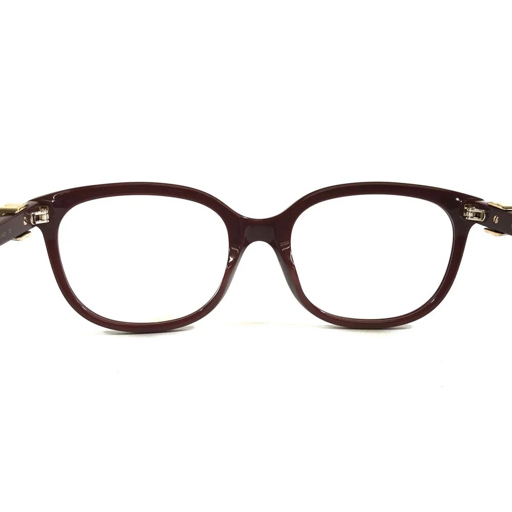 Gucci Eyeglasses Frames GG1075O 006 Shiny Burgundy Square Full Rim 54-19-145